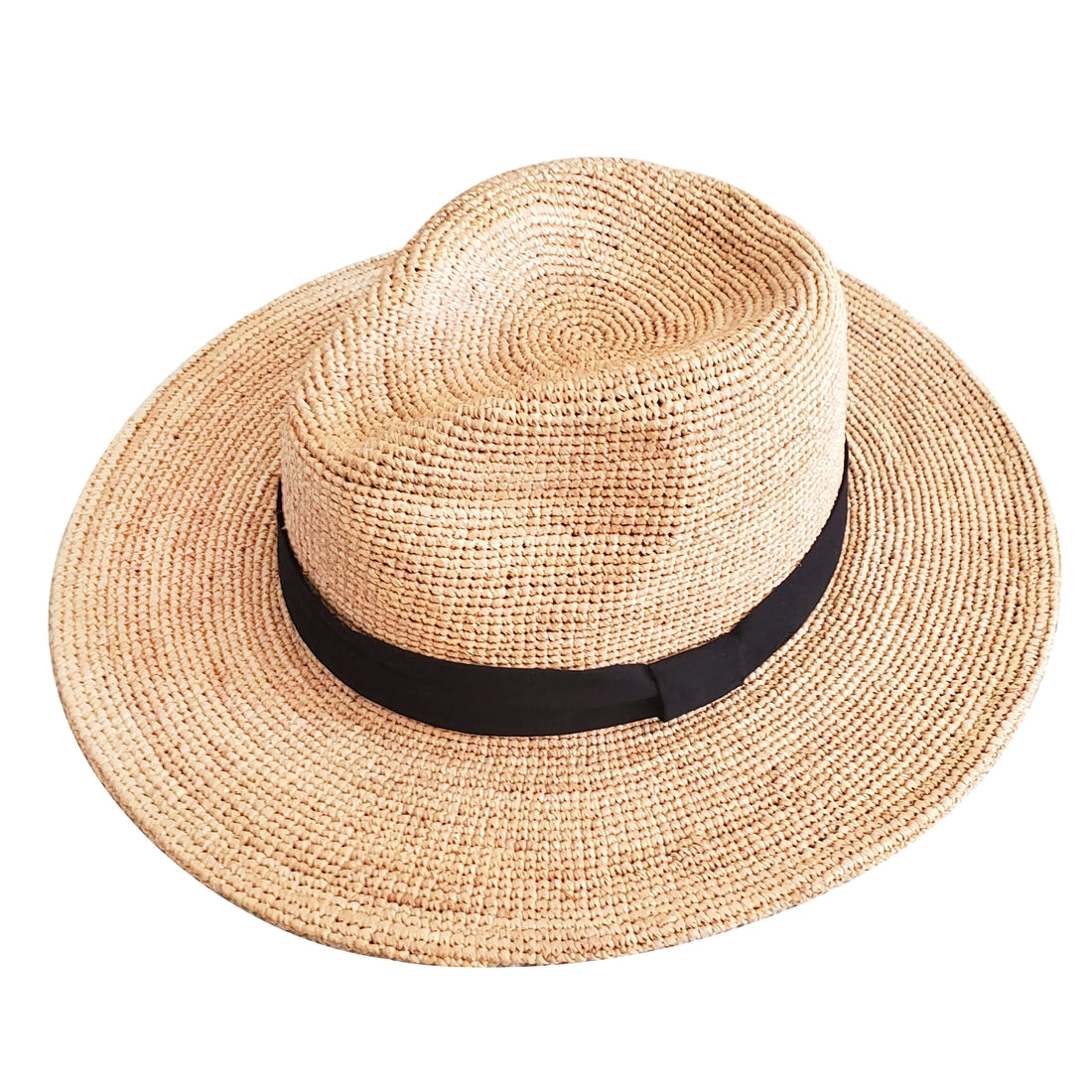 Raffia Straw Hat w/Ribbon by Beach’d