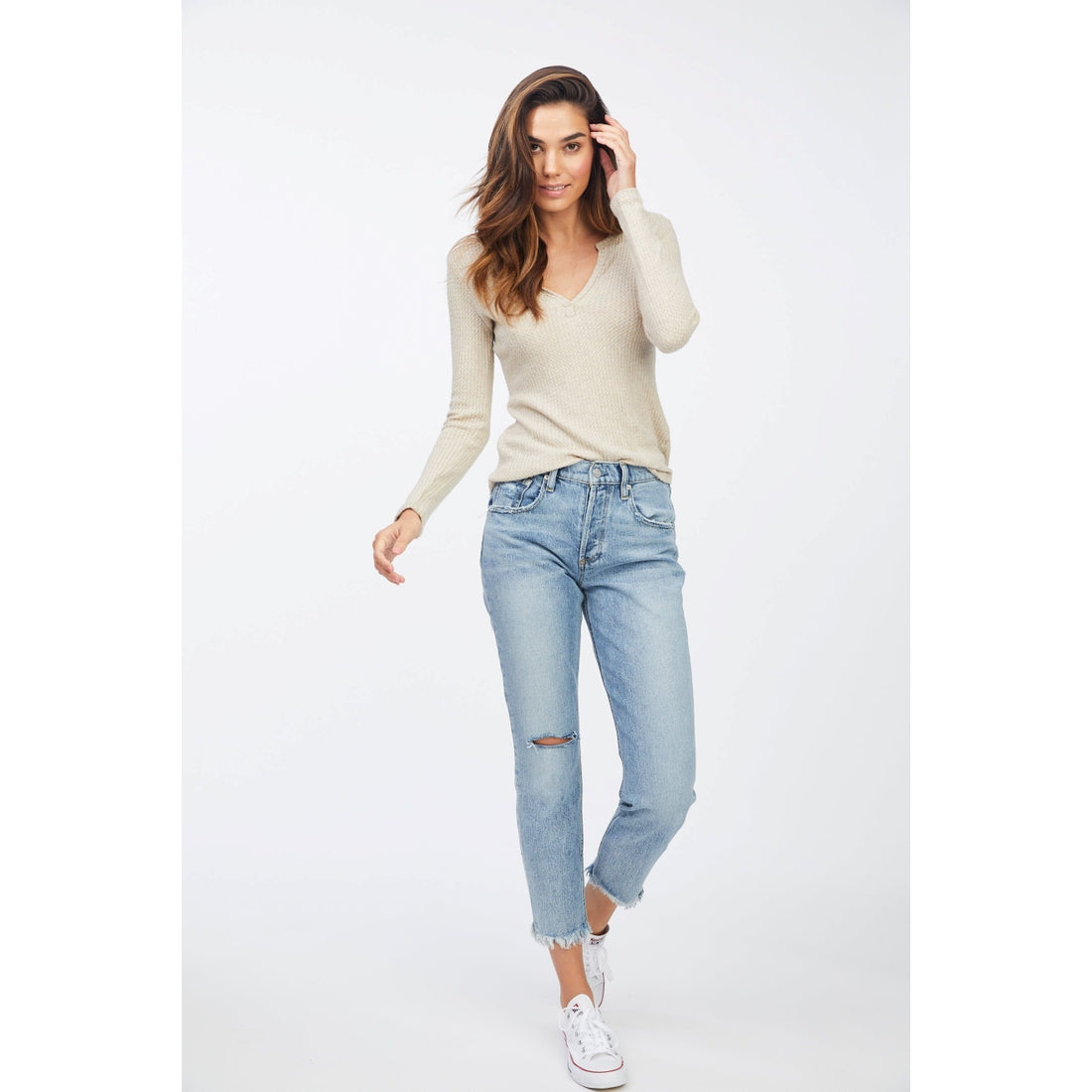 Kendall Straight Leg Jean: Spin City