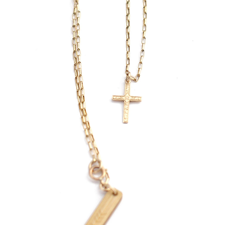 Little Cross Necklace 15"